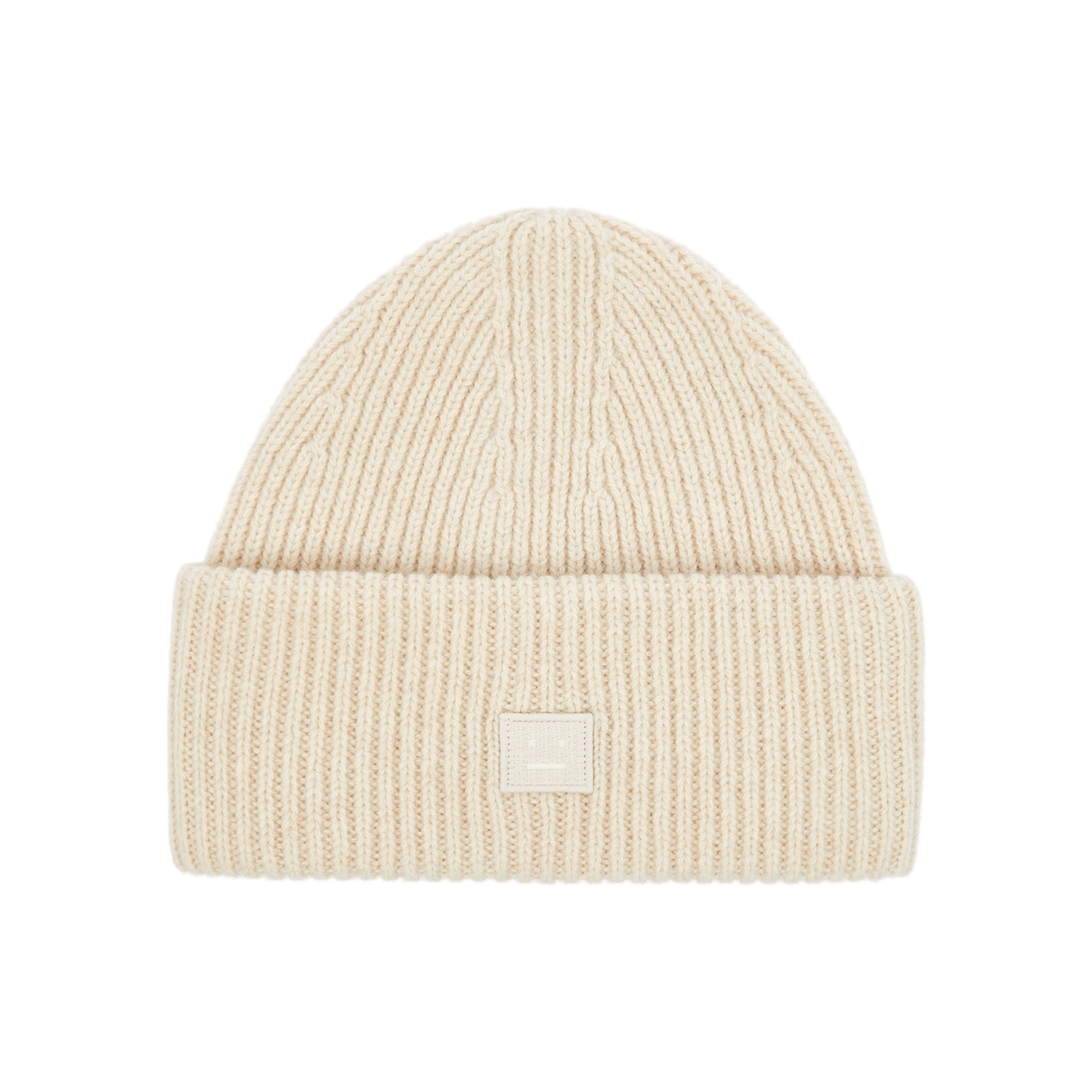 ACNE STUDIOS PANSY RIBBED WOOL BEANIE