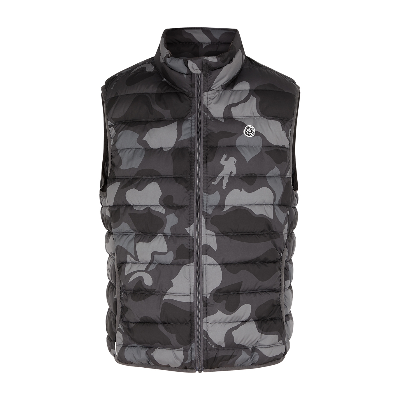 BILLIONAIRE BOYS CLUB CAMOUFLAGE HOODED QUILTED GILET
