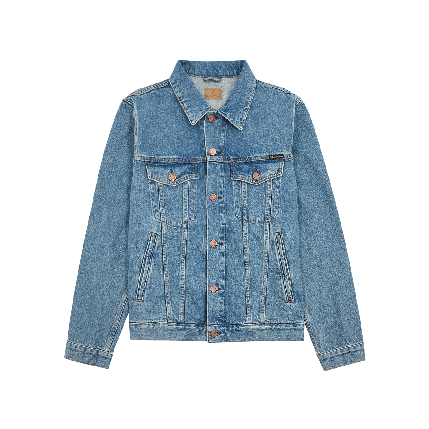Nudie Jeans Robby Vintage Denim Jacket In Blue | ModeSens