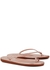 Ioulia plaited leather thong sandals - Ancient Greek Sandals