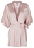 Maple lace and silk-blend robe - Fleur Of England