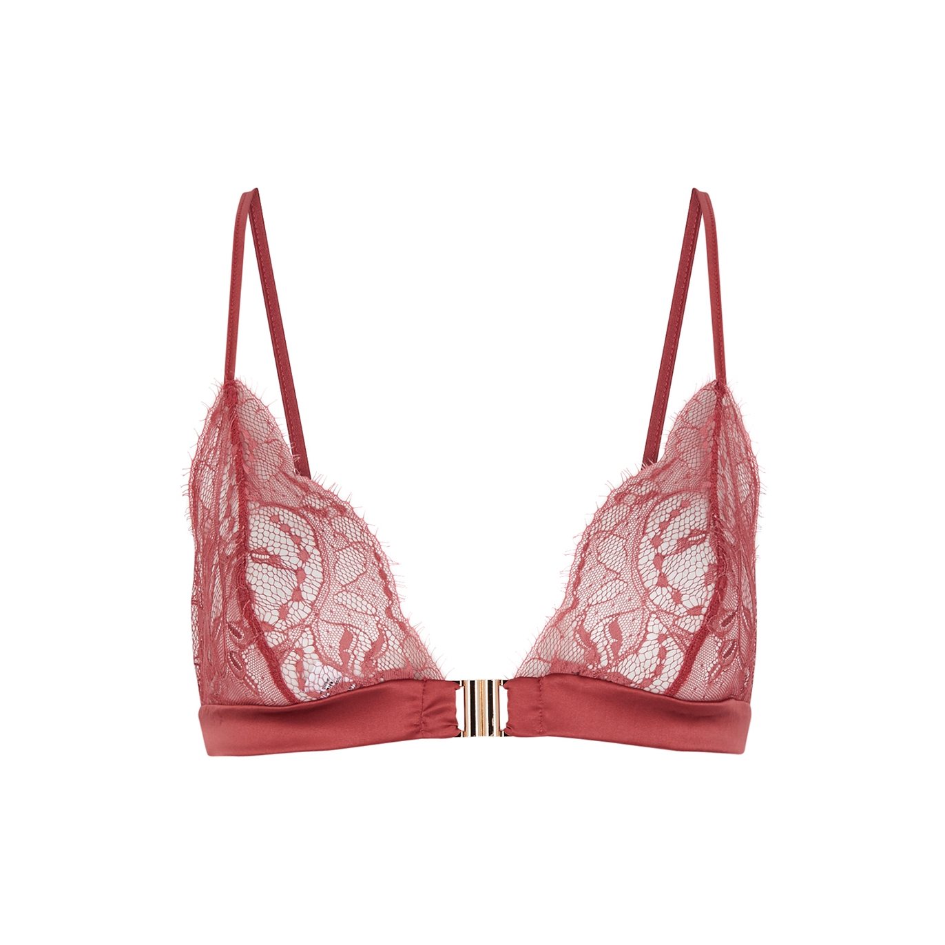 Fleur Of England Sienna Boudoir Lace Soft-cup Bra In Rose | ModeSens