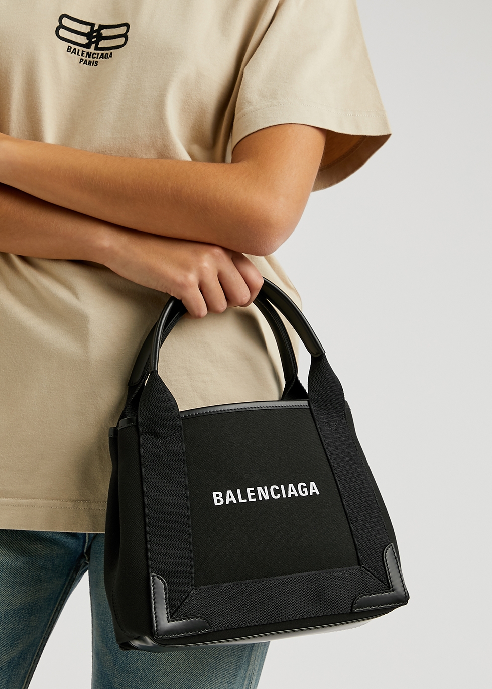 Balenciaga Cabas Small S Tote Bag Grey  Lost Designer