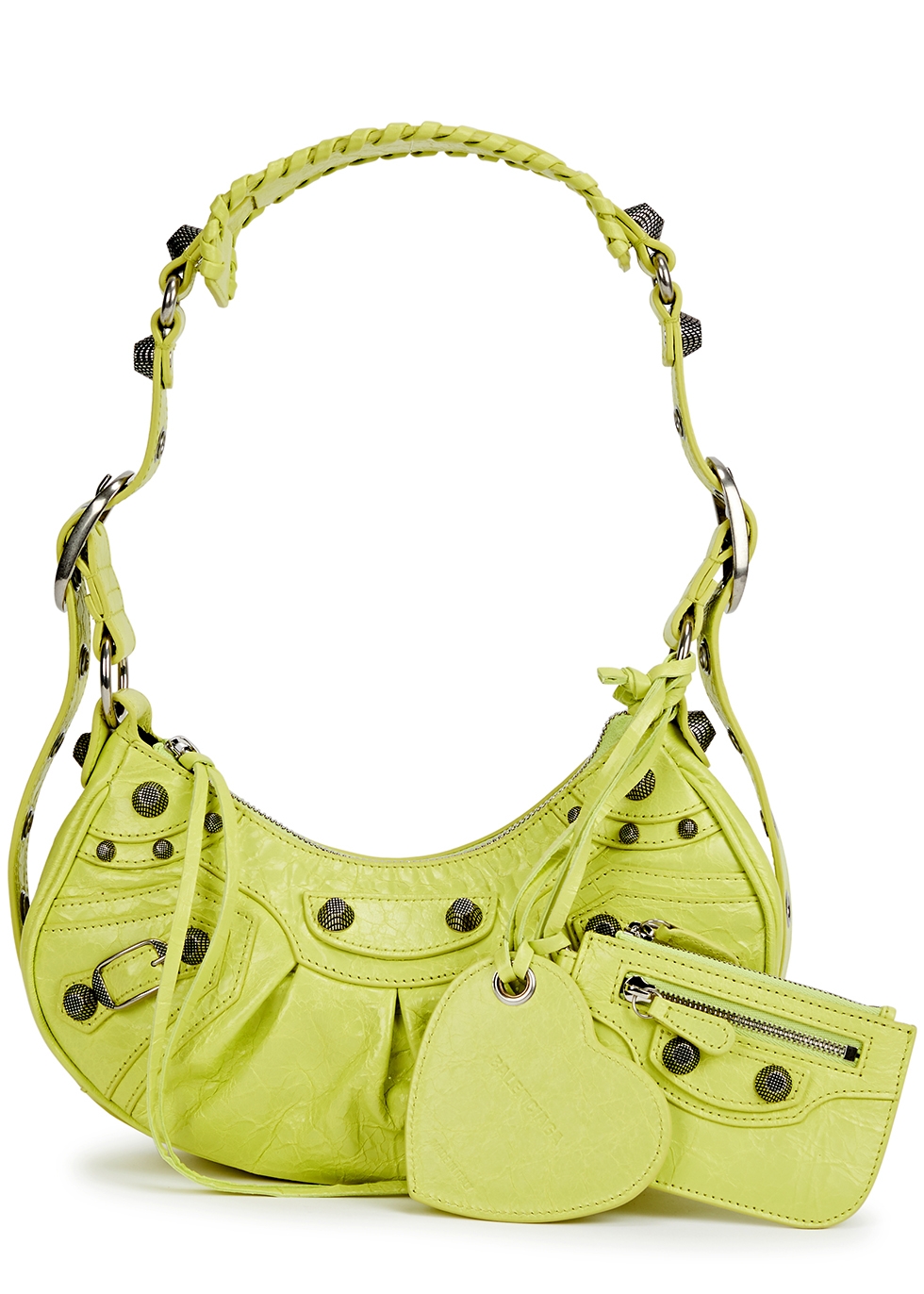 Womens Le Cagole Xs Shoulder Bag in Green  Balenciaga US