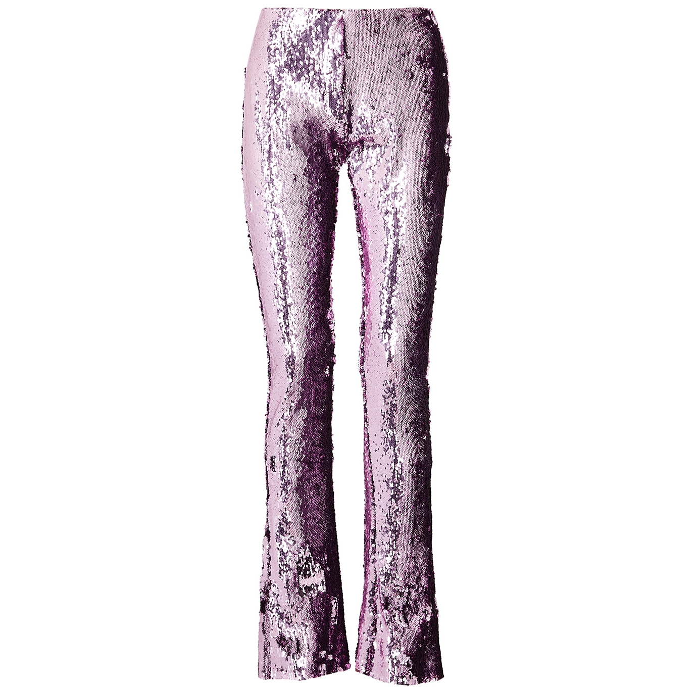 Marques' Almeida Flared-leg Sequin-embellished Trousers - Pink - 14