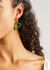 Heart of Glass 18kt gold-plated hoop earrings - Sandralexandra