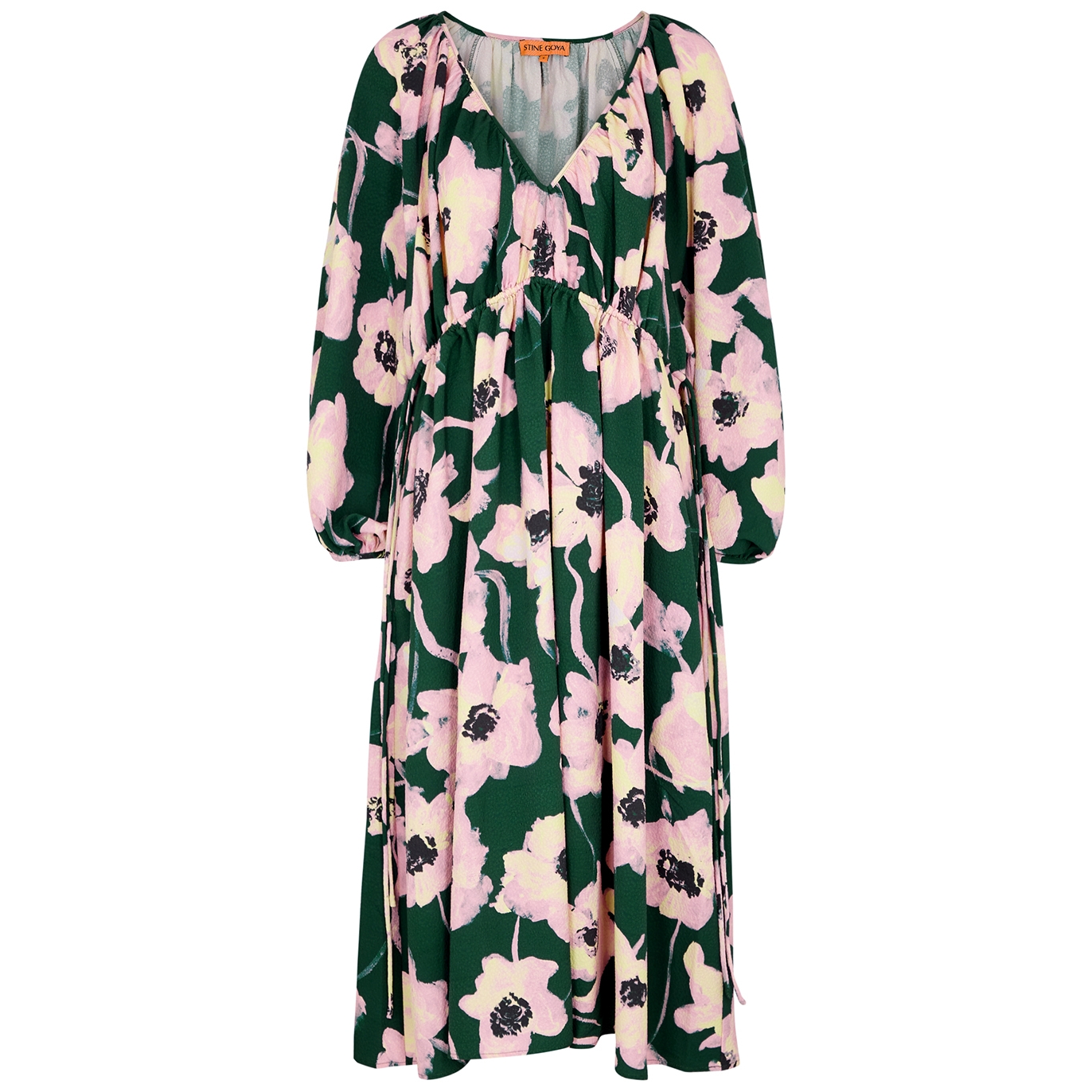 Stine Goya Heather floral-print midi dress - Harvey Nichols