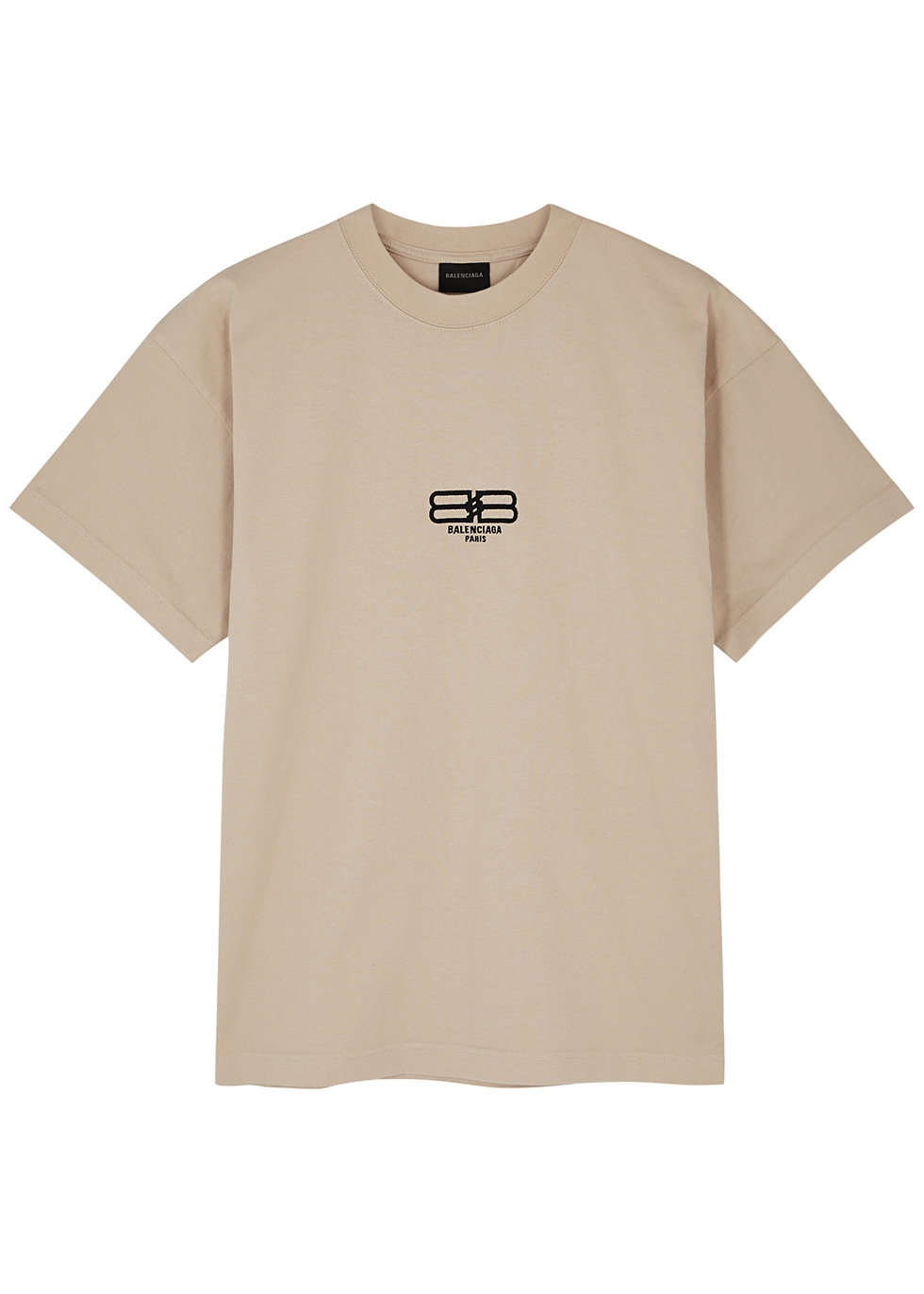 Áo Tshirt Balenciaga logo BB ngực loang màu Like Auth on web  TANYA