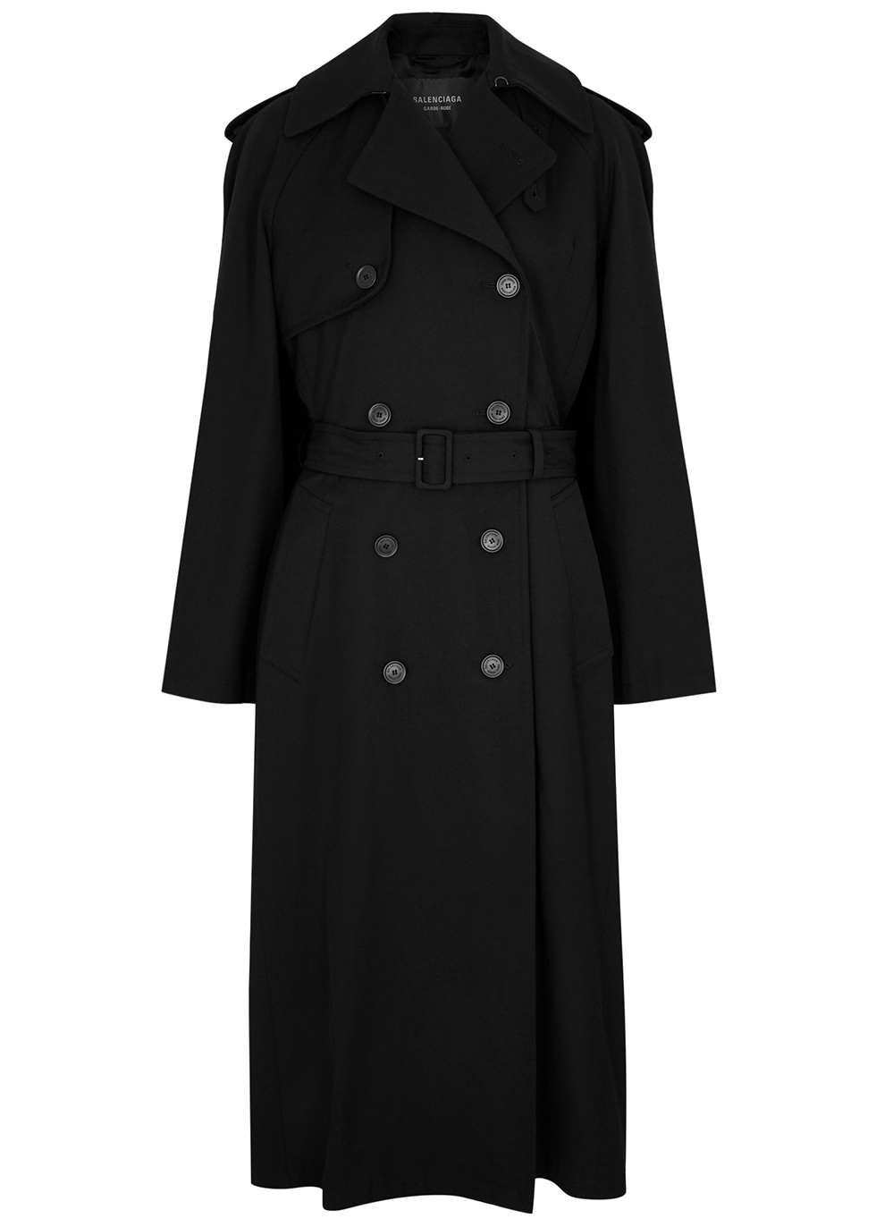 BALENCIAGA Hybrid over coat  Black  Balenciaga coat 658924 TKT08 online  on GIGLIOCOM