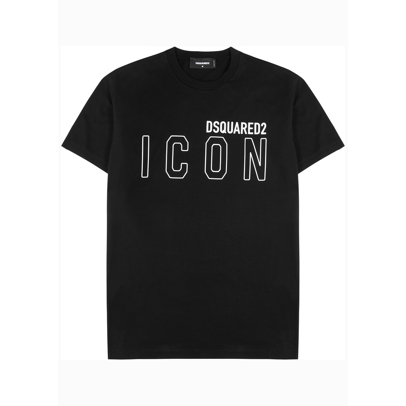 DSQUARED2 ICON PRINTED COTTON T-SHIRT