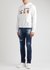 Icon printed hooded cotton sweatshirt - Dsquared2