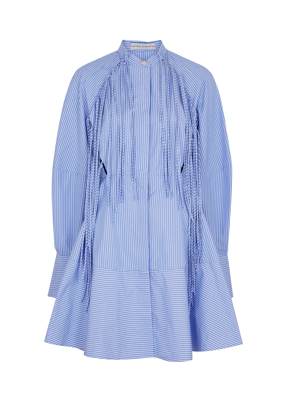 palmer//harding Connected striped cotton-poplin shirt dress - Harvey ...