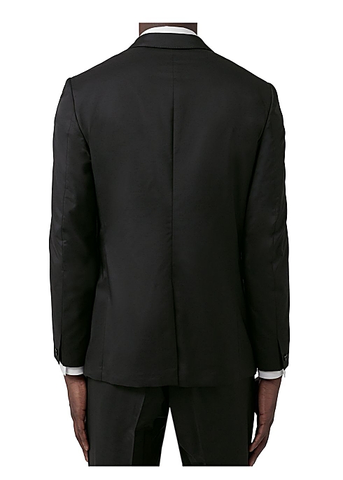 Burberry Slim fit zip detail wool tailored jacket - Harvey Nichols