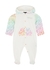 KIDS Printed hooded stretch-cotton babygrow - Versace