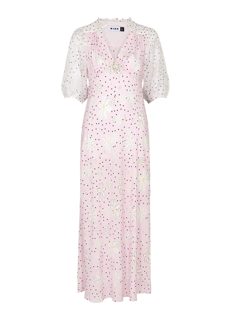 Rixo Nicolette floral-print midi dress - Harvey Nichols