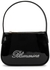 Logo-embellished leather top handle bag - BLUMARINE