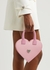 Heart-shaped satin top handle bag - MACH & MACH