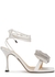 Nicole 95 bow-embellished satin sandals - MACH & MACH