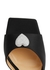 95 heart-embellished satin slingback sandals - MACH & MACH