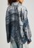 Denim-print silk-blend shirt - Natasha Zinko