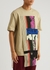 Heltz patchwork cotton-blend T-shirt - Dries Van Noten