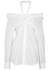 Halterneck cotton-poplin shirt dress - alexanderwang.t