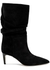 60 ruched suede boots - Paris Texas