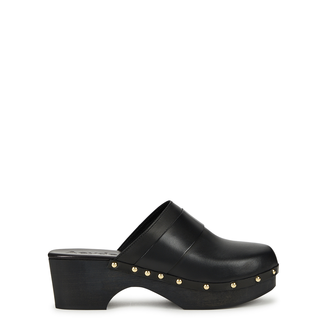Aeyde Bibi Studded Leather Clog Mules In Black | ModeSens