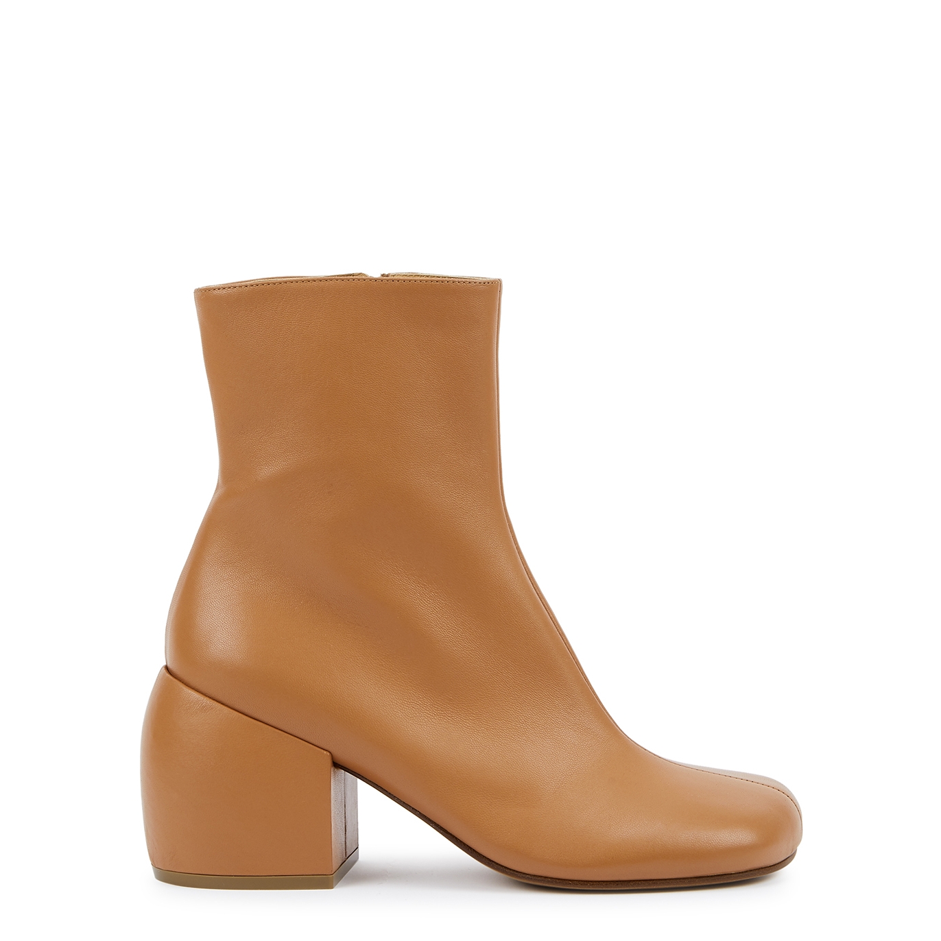 DRIES VAN NOTEN 75 LEATHER ANKLE BOOTS