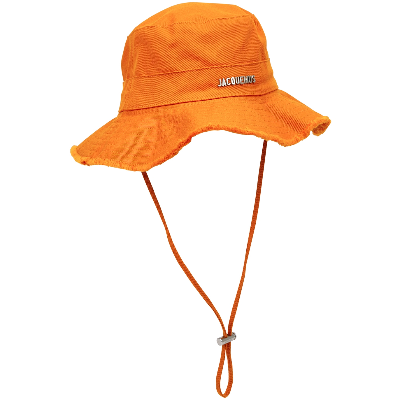 Jacquemus Le Bob Artichaut Canvas Bucket Hat, Bucket Hat, Orange