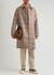 Plaid belted cotton-blend coat - Lanvin
