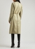 Amalie panelled leather coat - Saks Potts