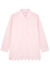 Heart-embellished cotton-poplin shirt - MACH & MACH