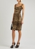 Leopard-print silk crepe de chine dress - Dolce & Gabbana