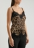 Leopard-print silk-blend camisole top - Dolce & Gabbana