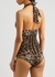Leopard-print halterneck swimsuit - Dolce & Gabbana