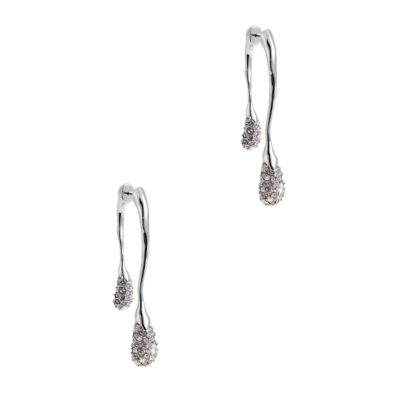 ALEXIS BITTAR ALEXIS BITTAR SOLANALES EMBELLISHED DOUBLE DROP EARRINGS
