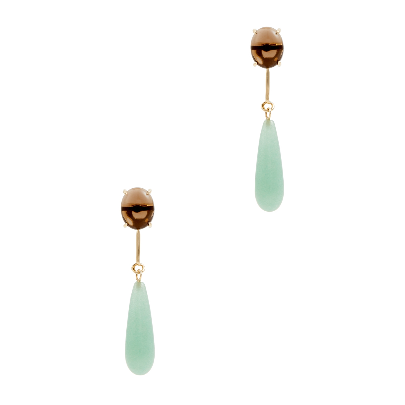 By Pariah Rainfall Large 14kt Gold Drop Earrings