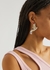 Clustered embellished drop earrings - Completedworks