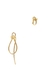 Thread 14kt gold-plated drop earrings - Completedworks