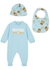 KIDS Logo-print cotton babygrow set - MOSCHINO