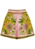 Winnie floral-print linen shorts - ALEMAIS