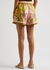 Winnie floral-print linen shorts - ALEMAIS