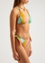 Irving marble-print bikini briefs - ALEMAIS