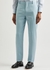 Slim-leg wool-blend trousers - Alexander McQueen