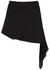 Asymmetric draped ruffled mini skirt - Mugler