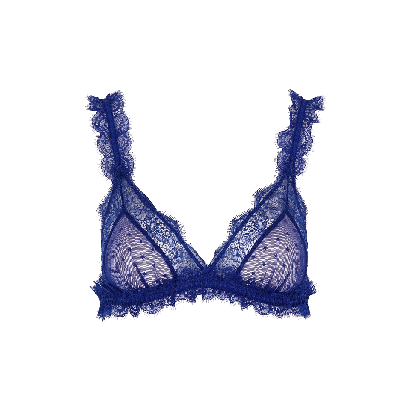 Love Stories Love Lace Ruffled Soft-cup Bra
