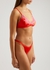 Bowie lace-trimmed satin soft-cup bra - LOVE STORIES