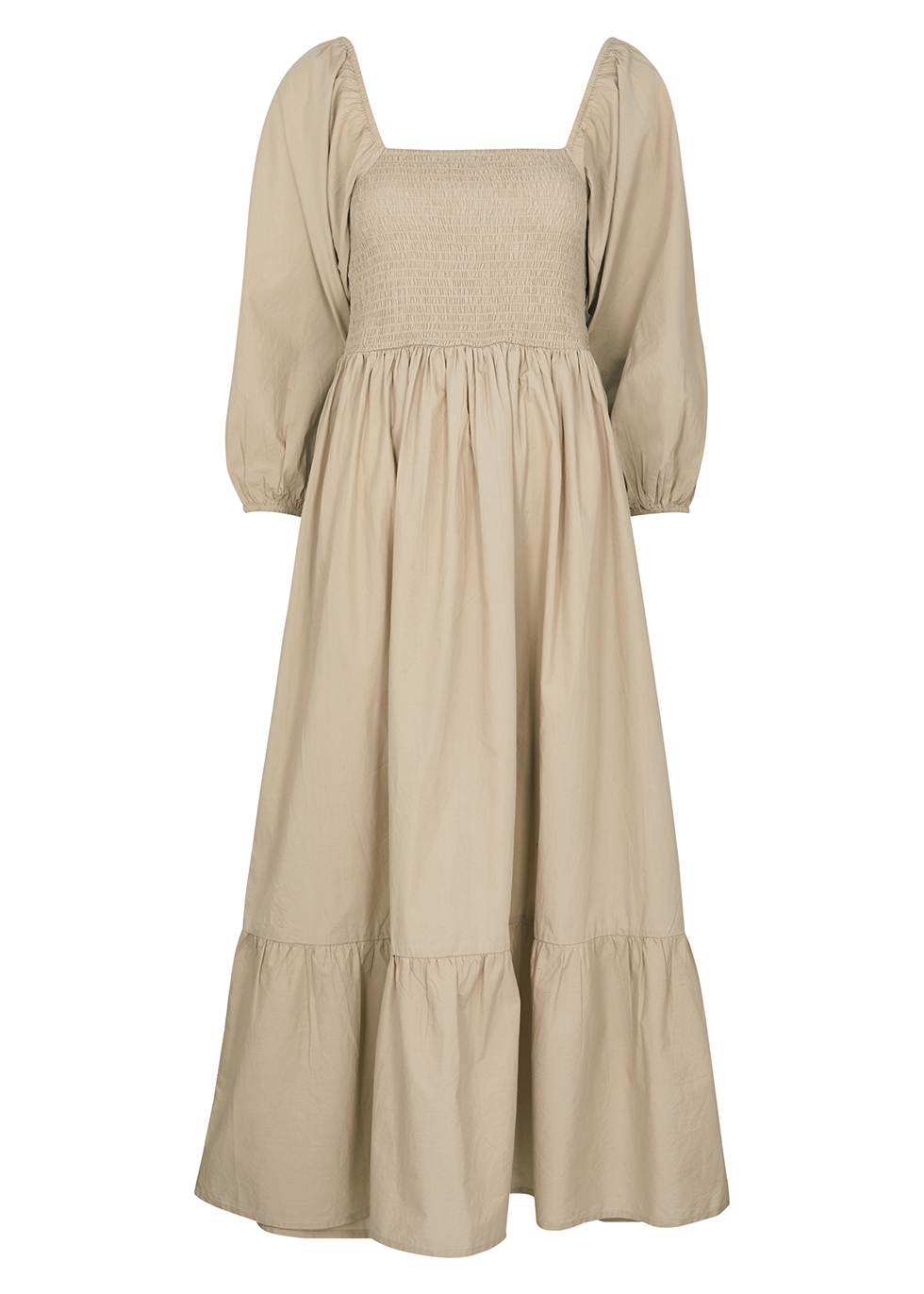 Skall Studio Rani cotton-poplin midi dress - Harvey Nichols