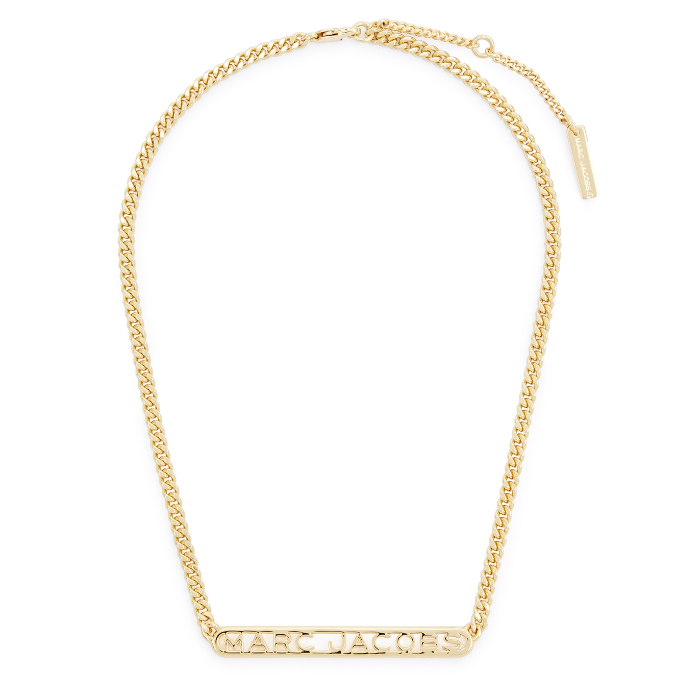 MARC JACOBS THE MONOGRAM CHAIN GOLD-PLATED NECKLACE